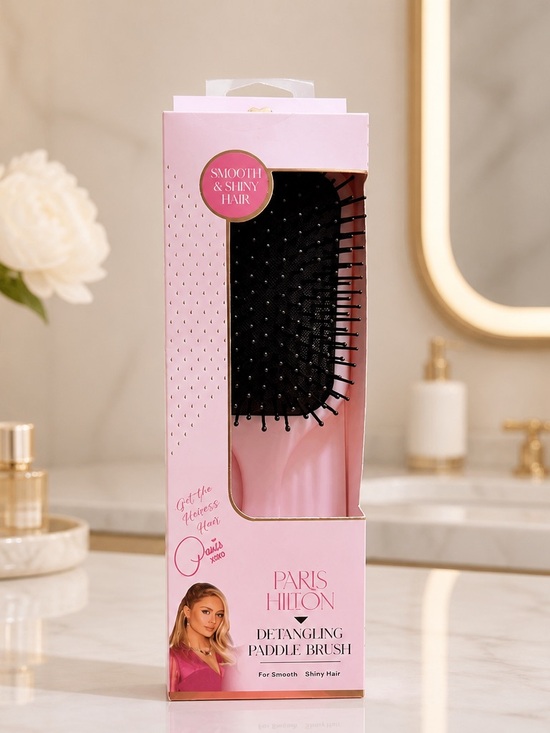Paris Hilton Other - Paris Hilton Detangling Paddle Brush Pink New